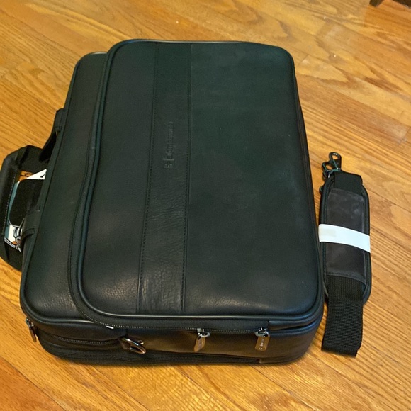 ALPINE SWISS MESSENGER BAG COLOMBIAN LEATHER 15.6” LAPTOP BRIEFCASE PORTFOLIO - Picture 10 of 10